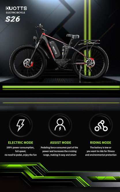 DUOTTS S26 Pro Electric Bike-Vostro Cycles