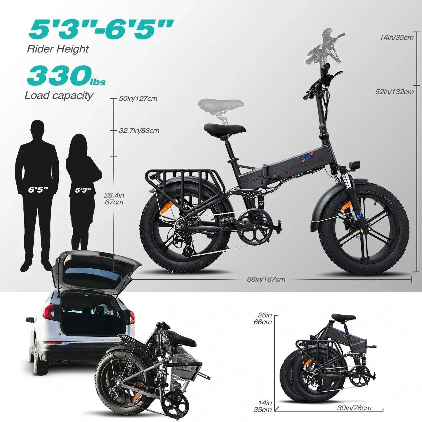 Engwe Engine X (upgraded) Electric Bike-Vostro Cycles