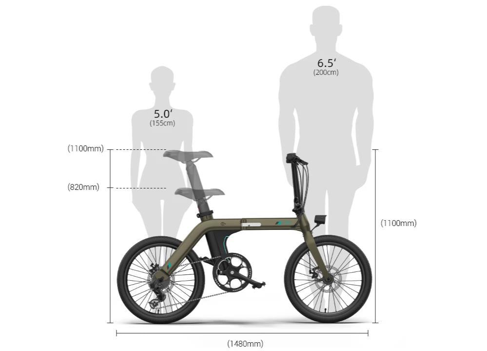 FIIDO D21 Folding Electric Bike-Vostro Cycles