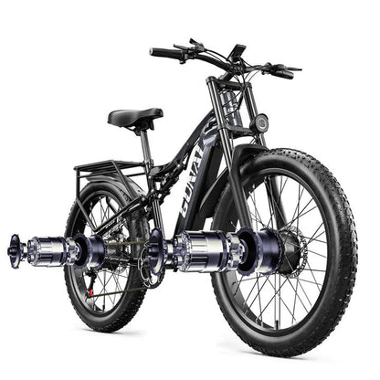 GUNAI GN68 2000W Dual Motor Electric Bike-Vostro Cycles