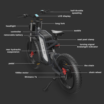 GUNAI MX25 Electric Bicycle-Vostro Cycles