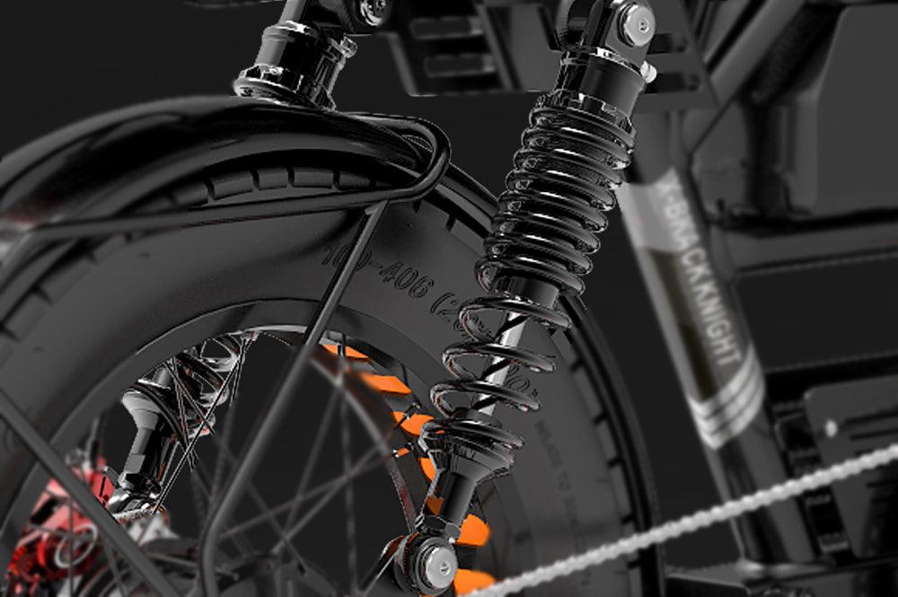 LANKELEISI X-Black Knight Dual Motor Electric Bike-Vostro Cycles