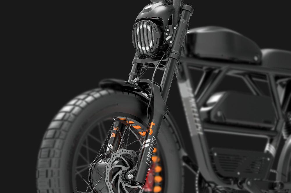 LANKELEISI X-Black Knight Dual Motor Electric Bike-Vostro Cycles